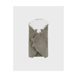 Noukie's Couverture Promenade fausse fourrure M&M25 Kaki 45x65 cm