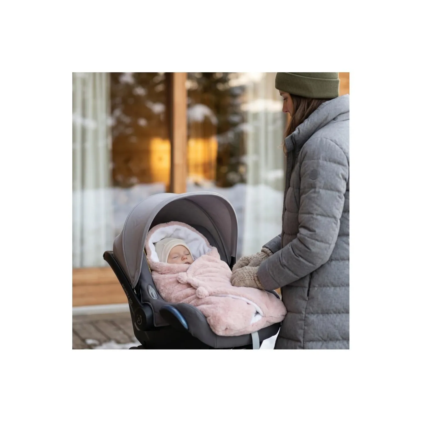 Noukie's Couverture Promenade Groloudoux Rose
