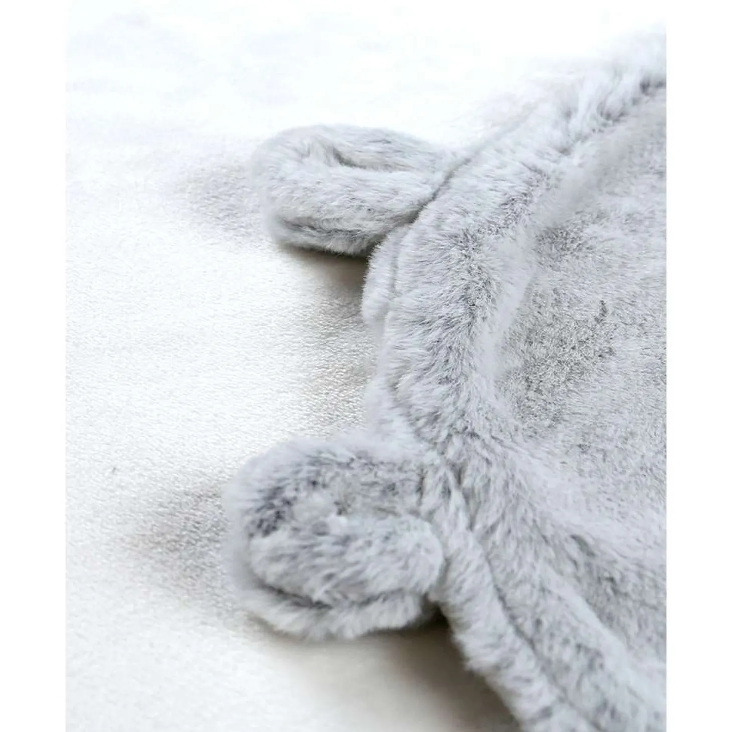 Noukie's Couverture promenade long poil Mix and Match Gris Clair