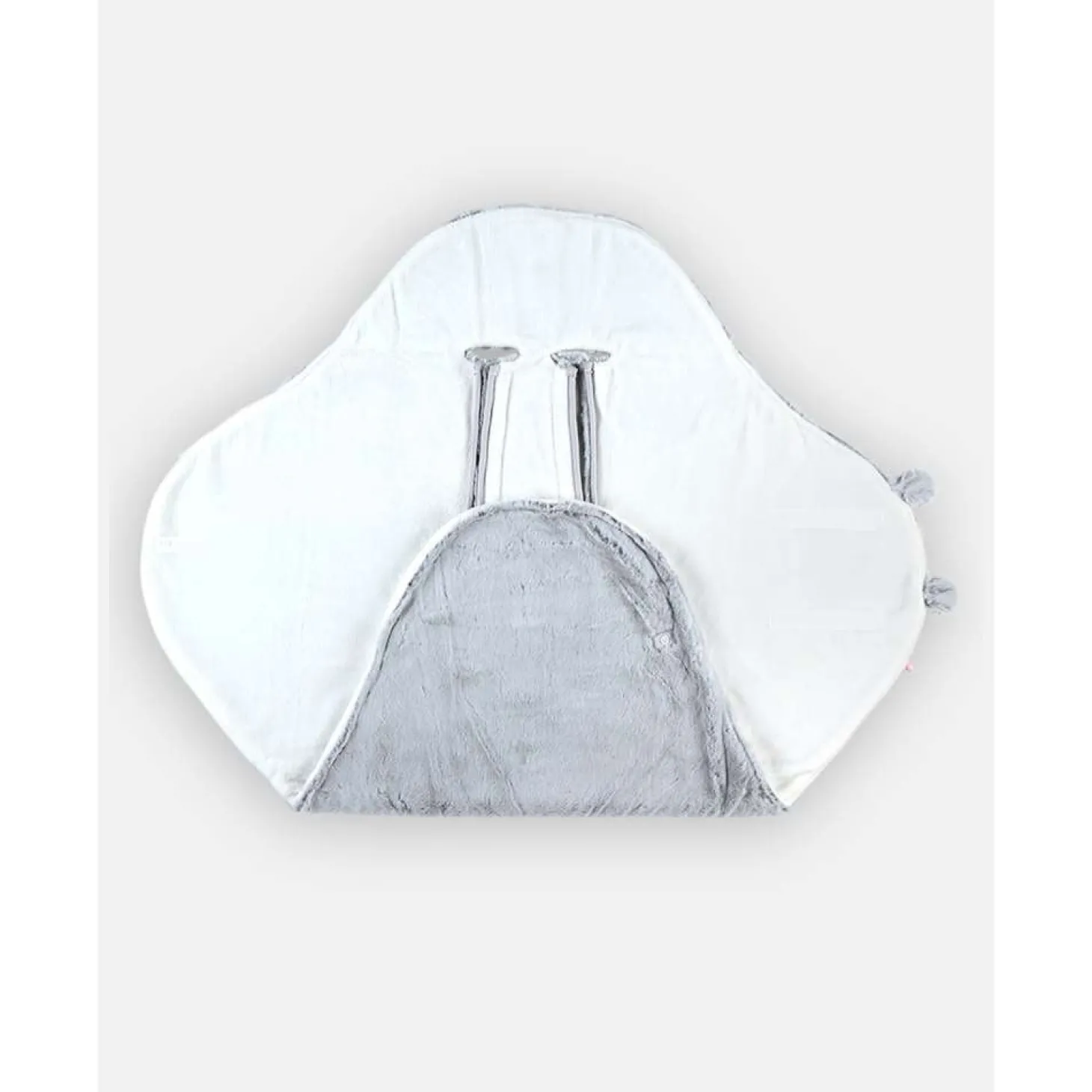 Noukie's Couverture promenade long poil Mix and Match Gris Clair