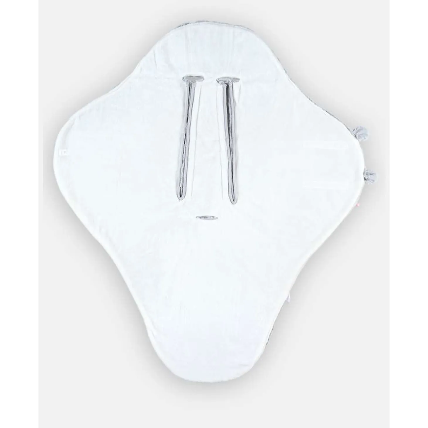 Noukie's Couverture promenade long poil Mix and Match Gris Clair