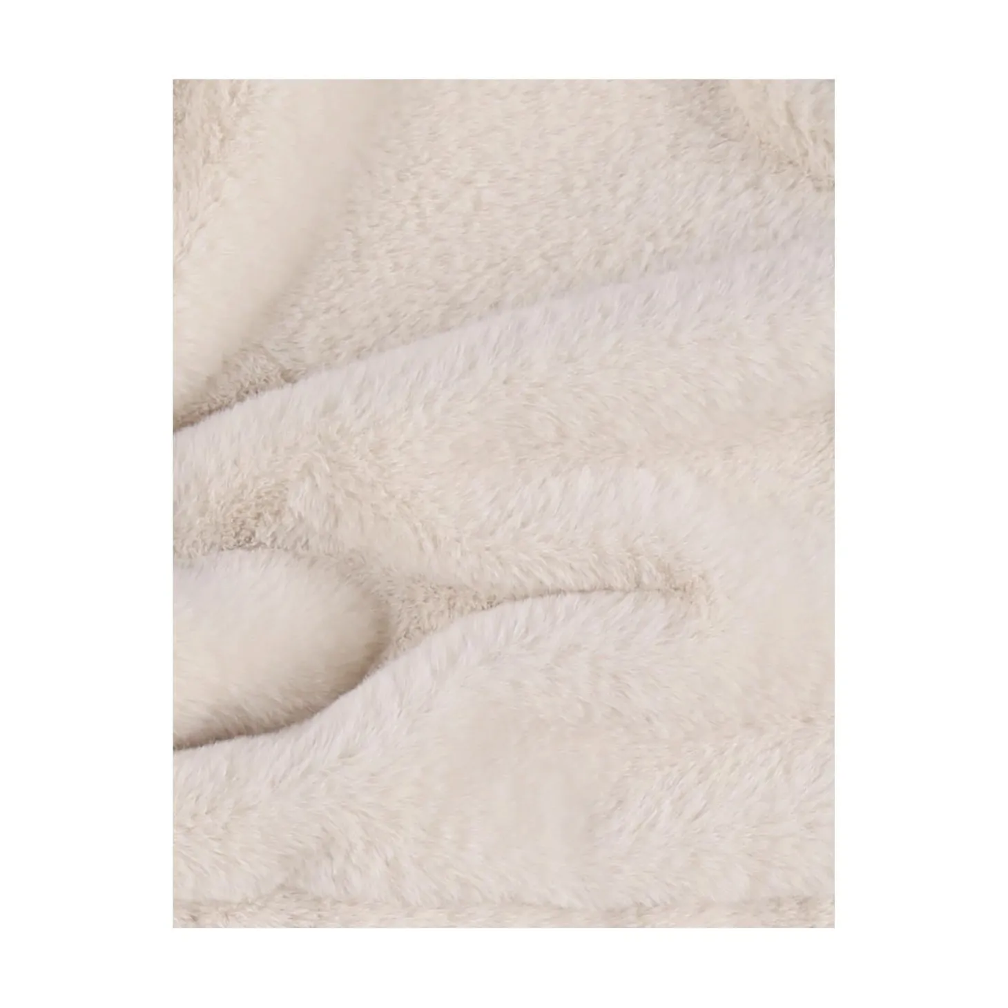 Noukie's Couverture Promenade fausse fourrure M&M25 Beige 45x65 cm
