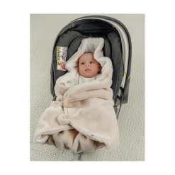 Noukie's Couverture Promenade fausse fourrure M&M25 Beige 45x65 cm