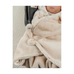 Noukie's Couverture Promenade fausse fourrure M&M25 Beige 45x65 cm