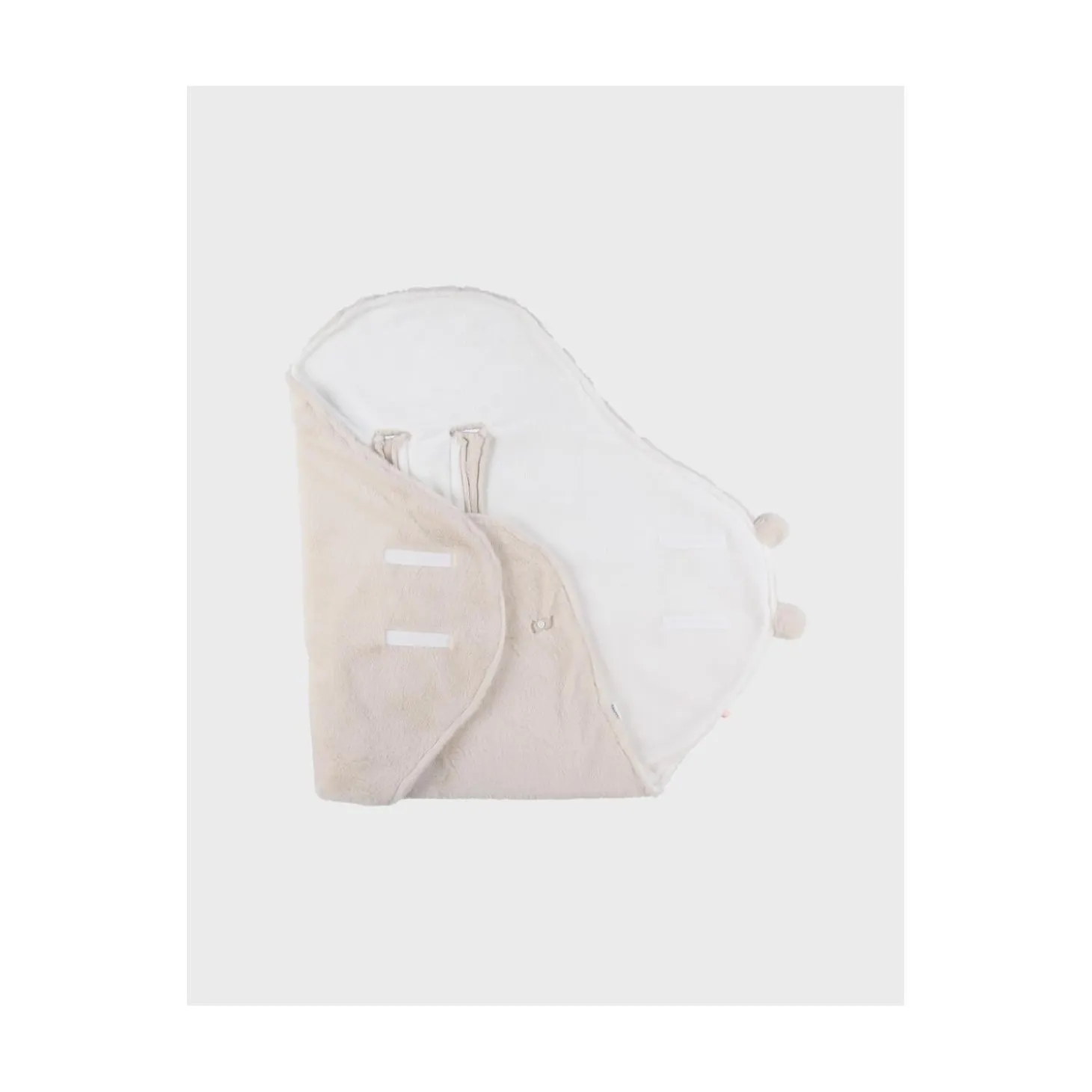 Noukie's Couverture Promenade fausse fourrure M&M25 Beige 45x65 cm