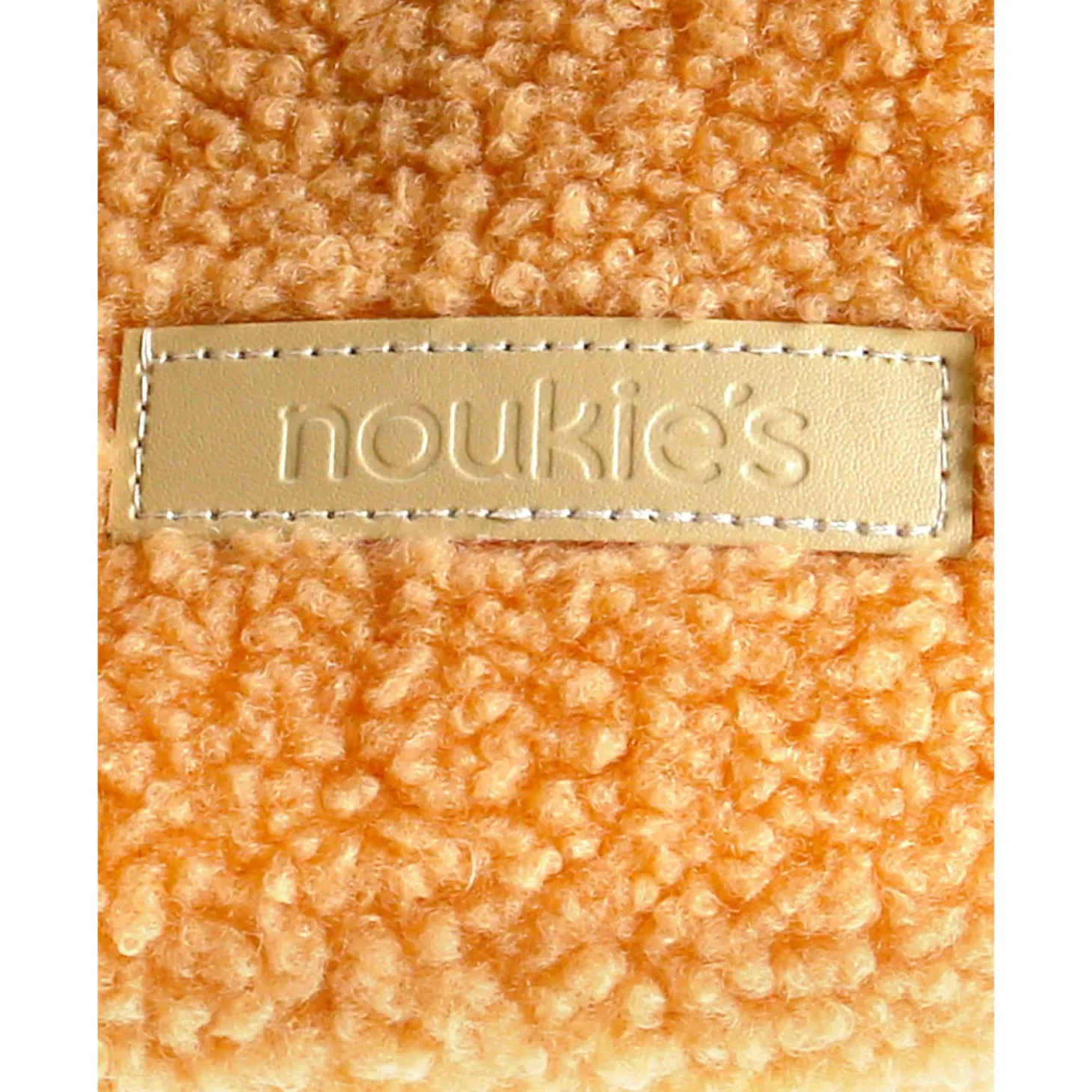 Noukie's Couverture sherpa Mix and Match Camel 75x100 cm