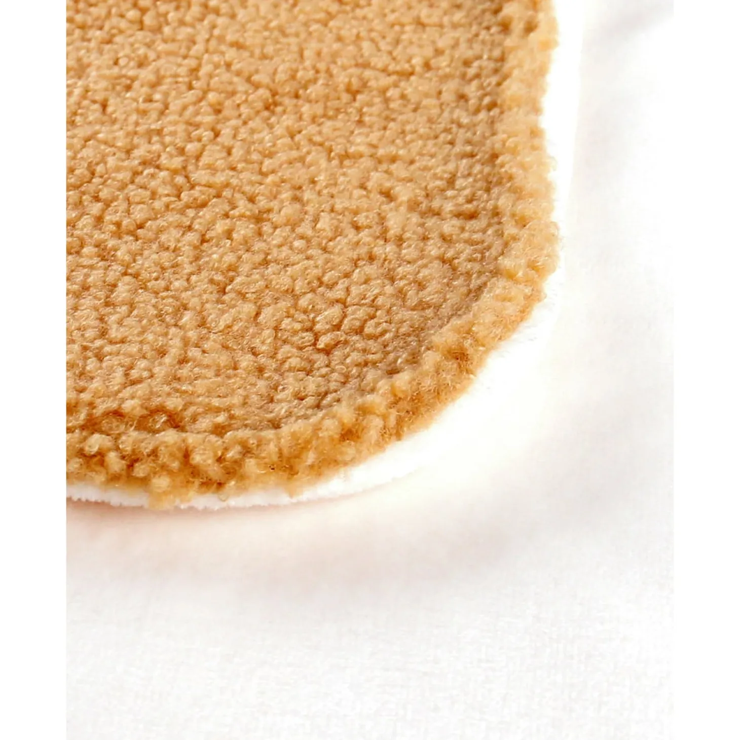 Noukie's Couverture sherpa Mix and Match Camel 75x100 cm