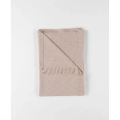 Noukie's Couverture tricot M&M24 Powder pink 75x100 cm
