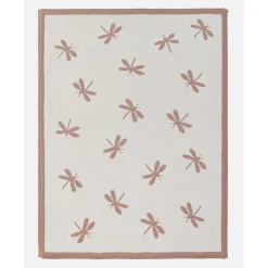 Noukie's                    Couverture tricot Pop libéllules    Rose            75x100 cm