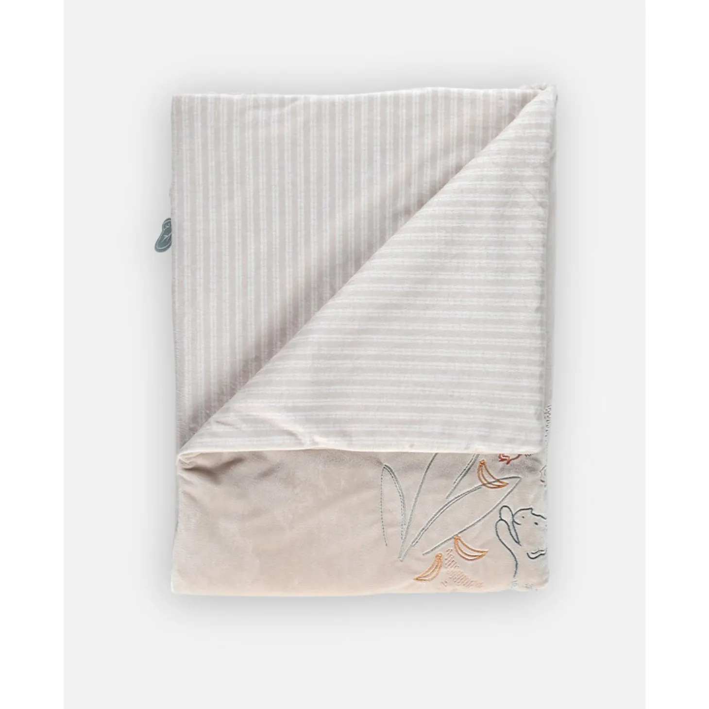 Noukie's Couverture Veloudoux Tiga & Stegi Beige 75x100 cm