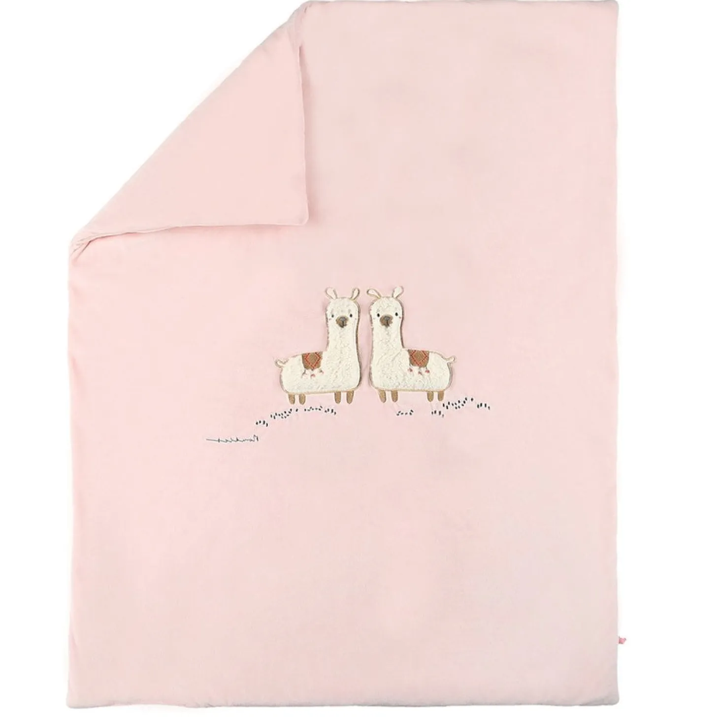 Noukie's Couverture Veloudoux Moris & Sacha Primrose 75 x 100 cm