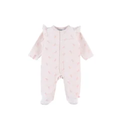Noukie's                    Dors bien velours AOP Popsie    Rose            6 mois