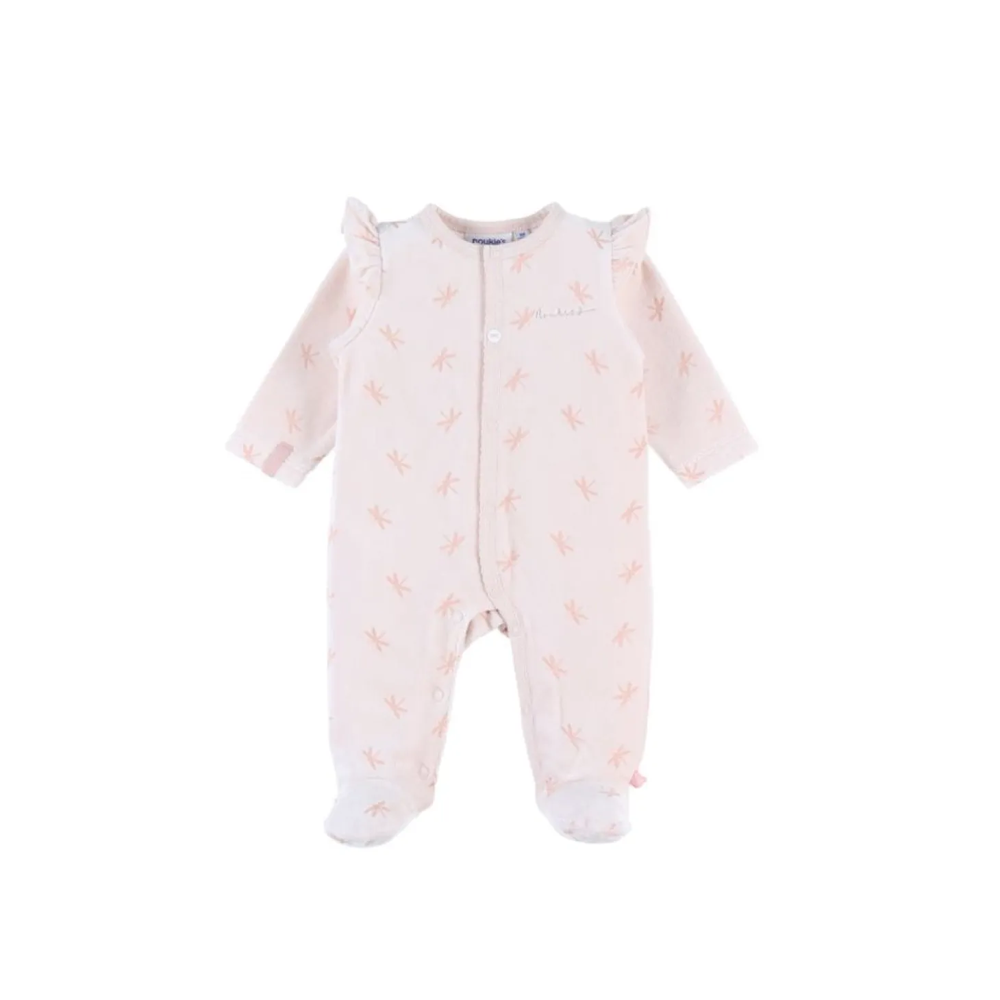 Noukie's Dors bien velours AOP Popsie Rose 6 mois