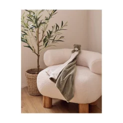 Noukie's Doudou en Veloudoux Orso F&O Kaki/Ecru XXL