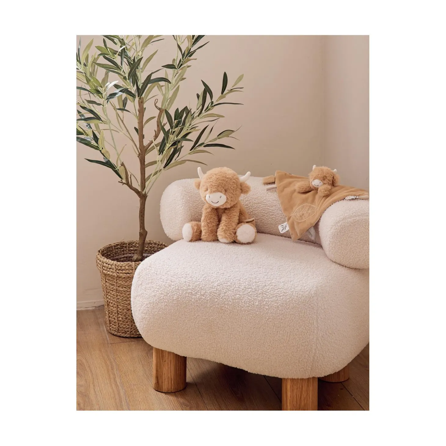 Noukie's Doudou Fluffy F&O Cow