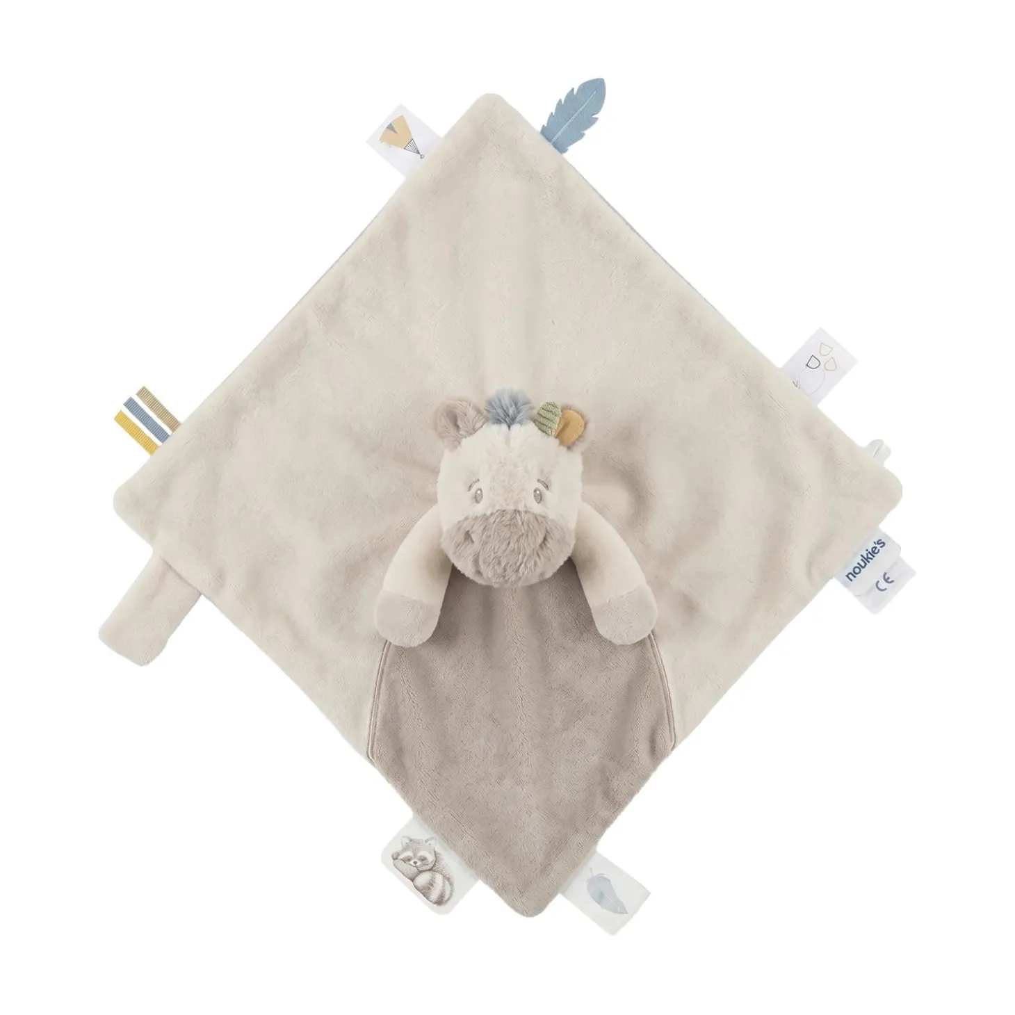 Noukie's Doudou Veloudoux Lino R&L Beige