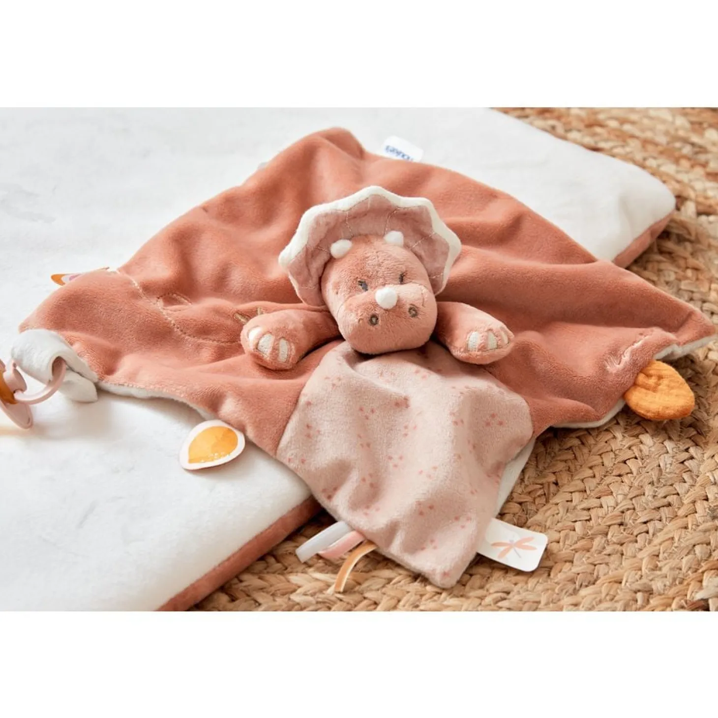 Noukie's Doudou veloudoux Pop Popsie Rose