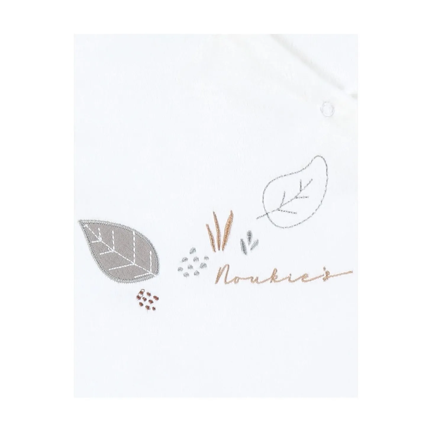 Noukie's Gigoteuse bag Veloudoux F&O Ecru 50 cm