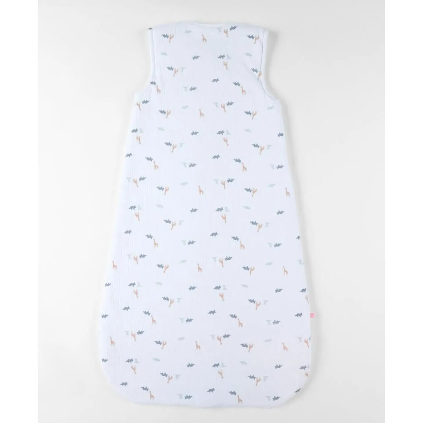 Noukie's Gigoteuse jersey froissé M&m25 Funny Dino Blanc 100 cm