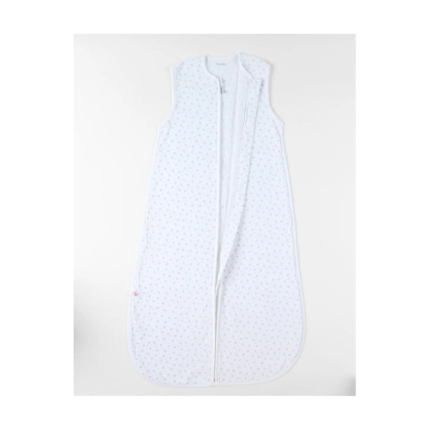 Noukie's Gigoteuse mousseline M&m25 Smart Flowers Blanc 100 cm