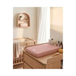Noukie's                    Housse de matelas à langer Coton Bio    Ecru            45x67 cm