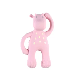Noukie's Jouet en caoutchouc naturel Rose Lola