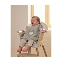 Noukie's                    Lot 2 Bavoirs éponge Funny F&O    Beige Et Kaki