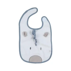 Noukie's                    Lot de 2 bavoirs en éponge R&L    Beige