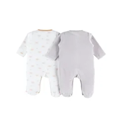 Noukie's Lot de 2 dors bien velours Babou et Kendi 18 mois