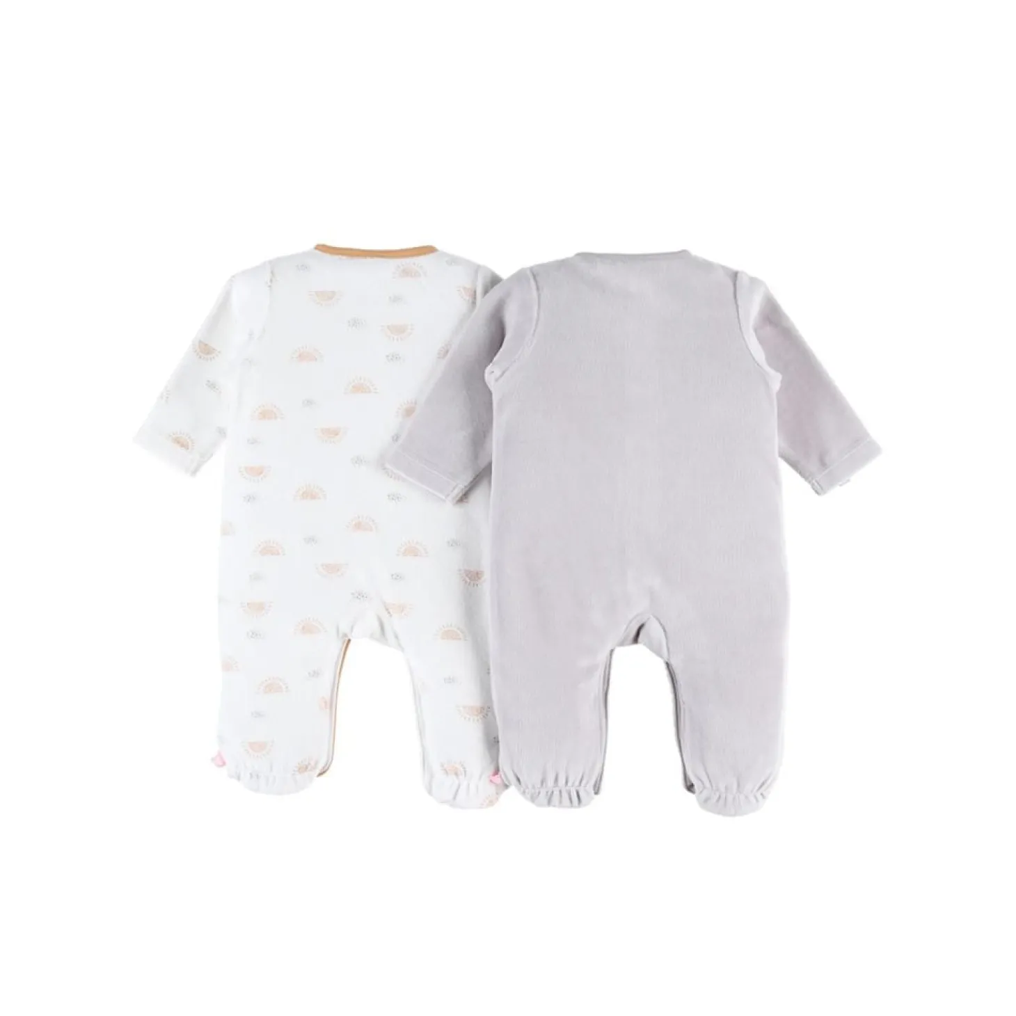 Noukie's Lot de 2 dors bien velours Babou et Kendi 18 mois