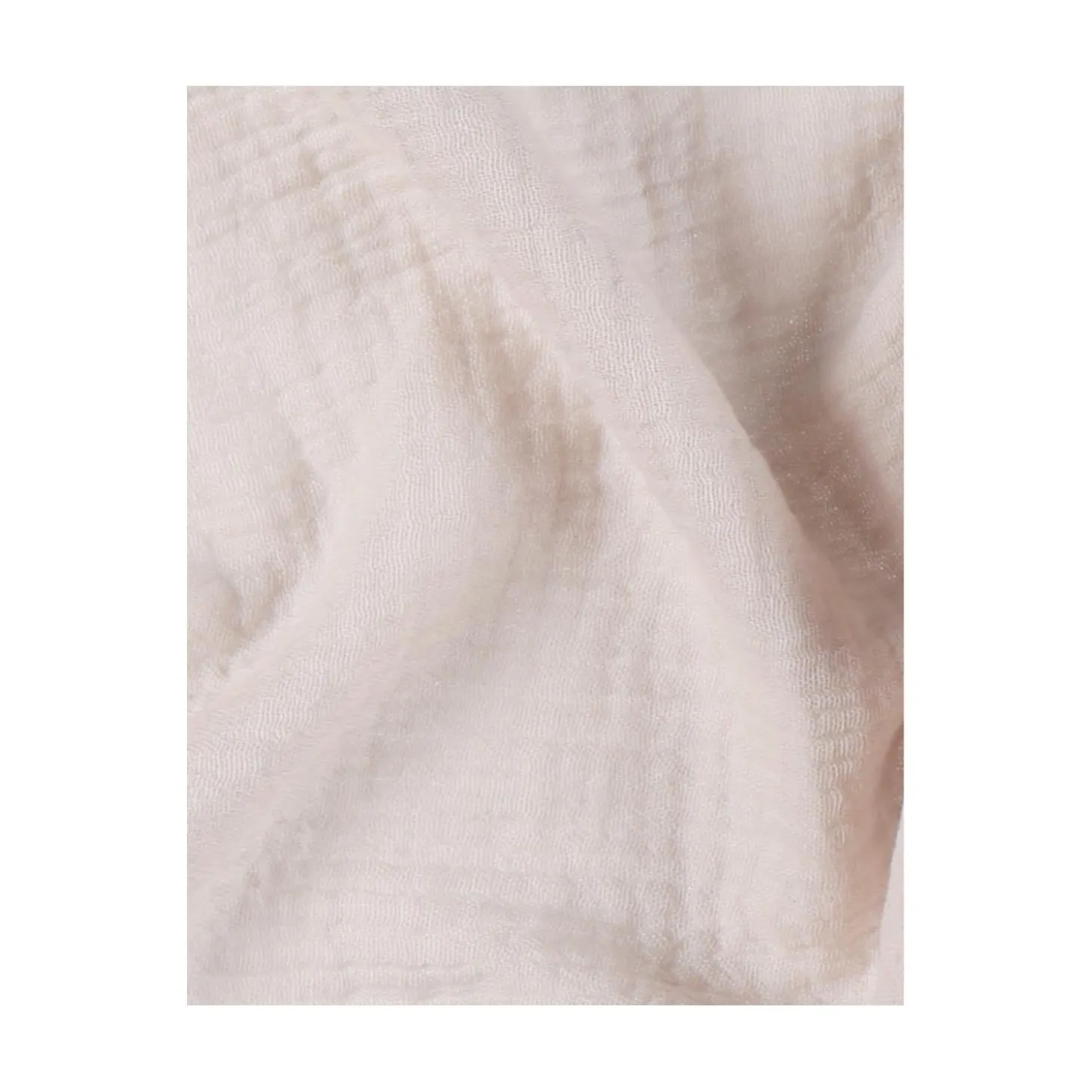 Noukie's Lot de 3 langes Mousseline bio Dino M&M26 Ecru / Beige 70x70 cm