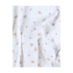 Noukie's                    Lot de 2 langes Mousseline bio Fleurs d'Antan VF    Rose            100x100 cm