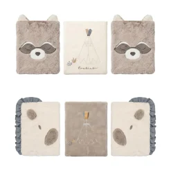 Noukie's                    Lot de 6 Protège-barreaux Lit/Parc R&L    Beige
