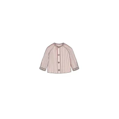 Noukie's M&m22 cardigan bio Rose 3M