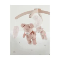 Noukie's Mobile musical avec bras en bois Lily & Fluffy F&O Marron
