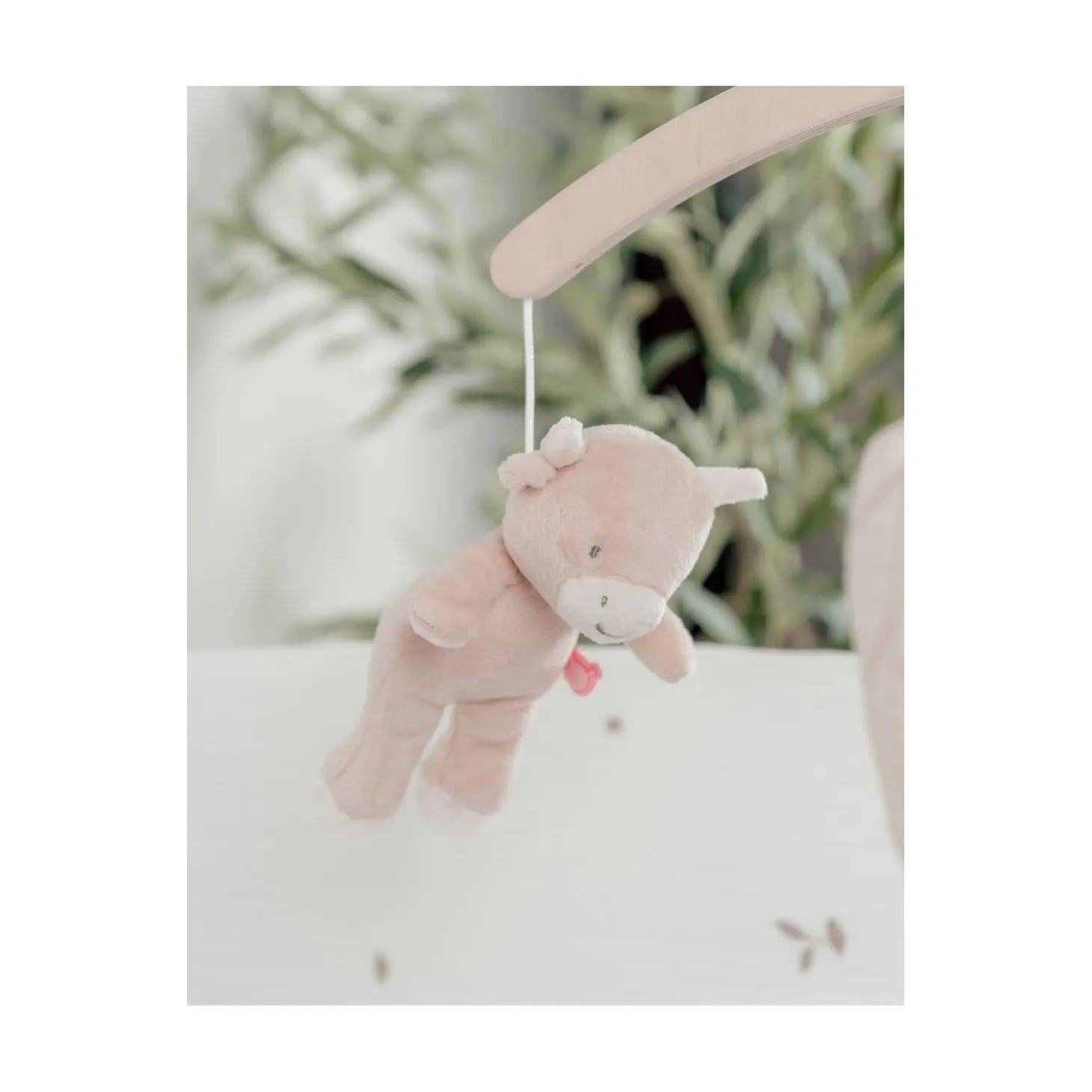 Noukie's Mobile musical avec bras en bois Lily & Fluffy F&O Marron