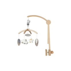 Noukie's Mobile Musical Plumes de Lune Beige