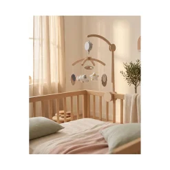 Noukie's                    Mobile Musical Plumes de Lune    Beige