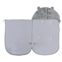 Noukie's Nid d'Ange Mix & Match Fausse Fourrure Grise 0-6 mois