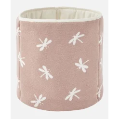 Noukie's                    Panier de rangement en coton recylé Pop    Rose