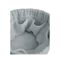 Noukie's                    Panier de rangement nomade Coton Bio    Bleu