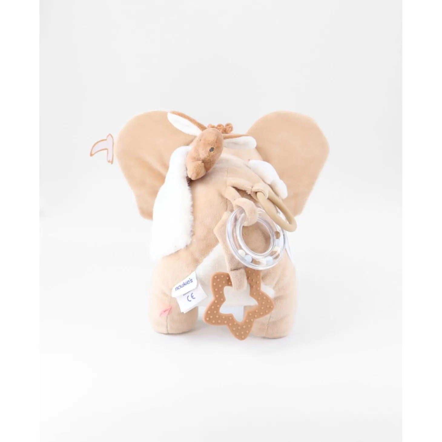 Noukie's Peluche d'activité bali Bali & Moka Ecru