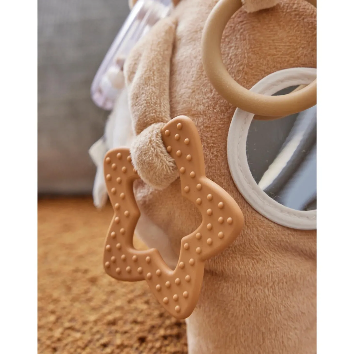 Noukie's Peluche d'activité bali Bali & Moka Ecru