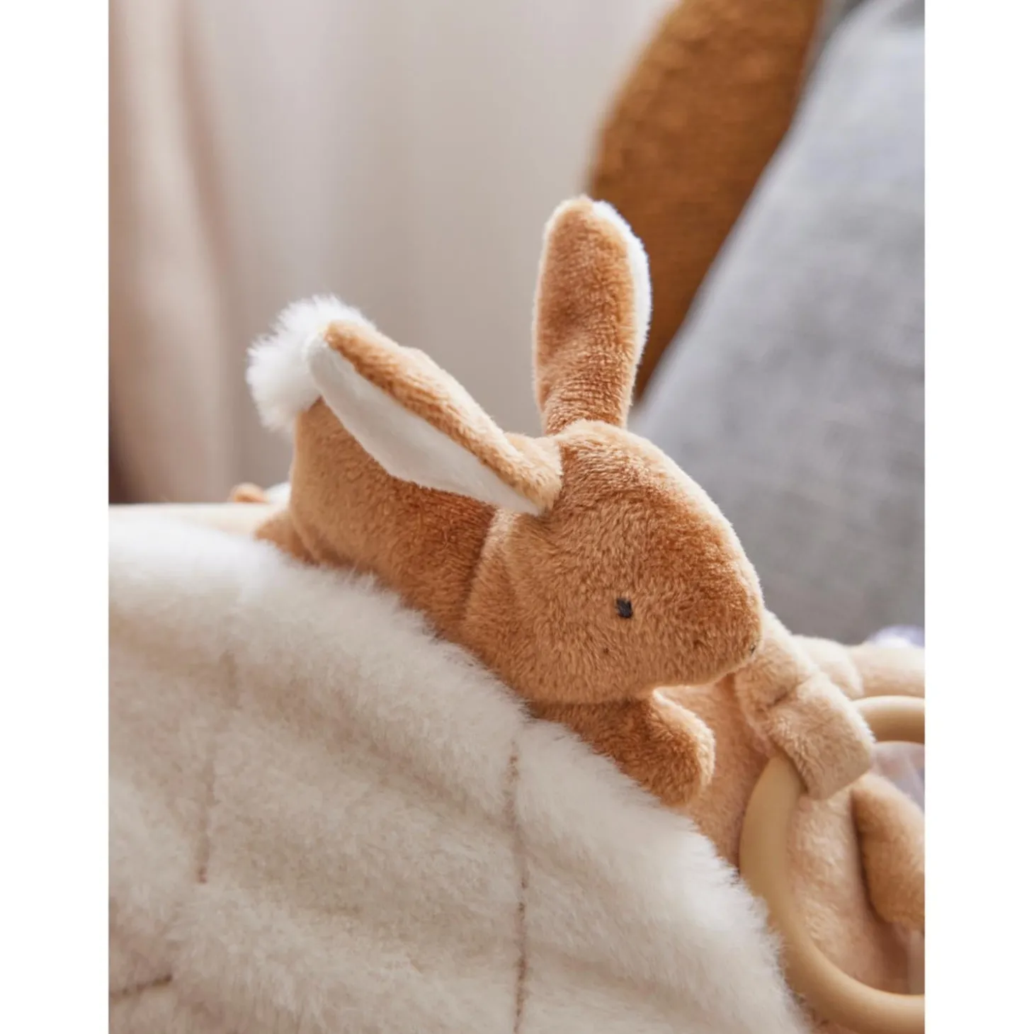 Noukie's Peluche d'activité bali Bali & Moka Ecru