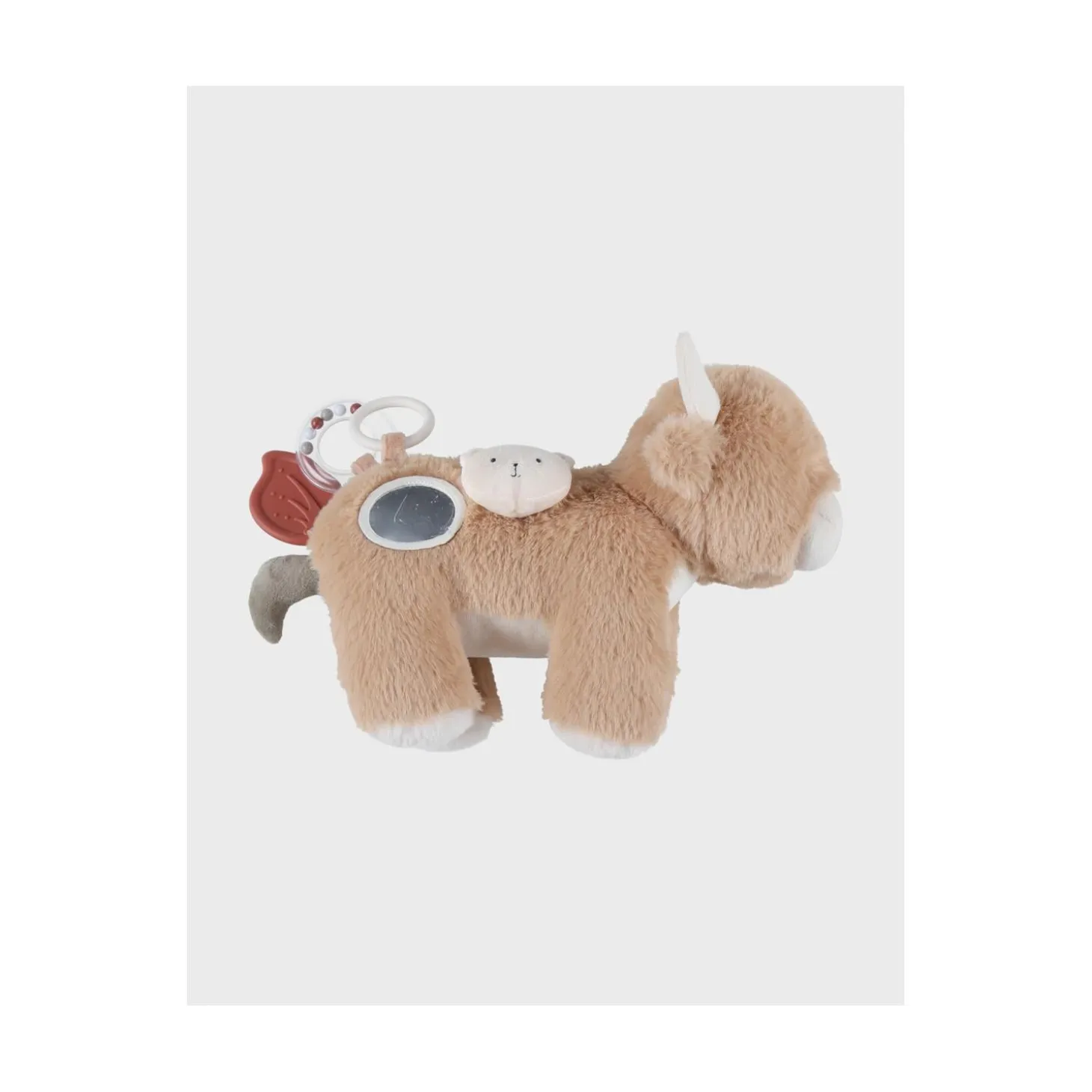 Noukie's Peluche d'activité Fluffy F&O Cow