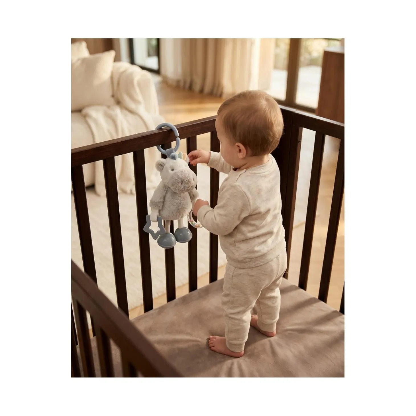 Noukie's Peluche d’activité nomade Lino R&L Beige