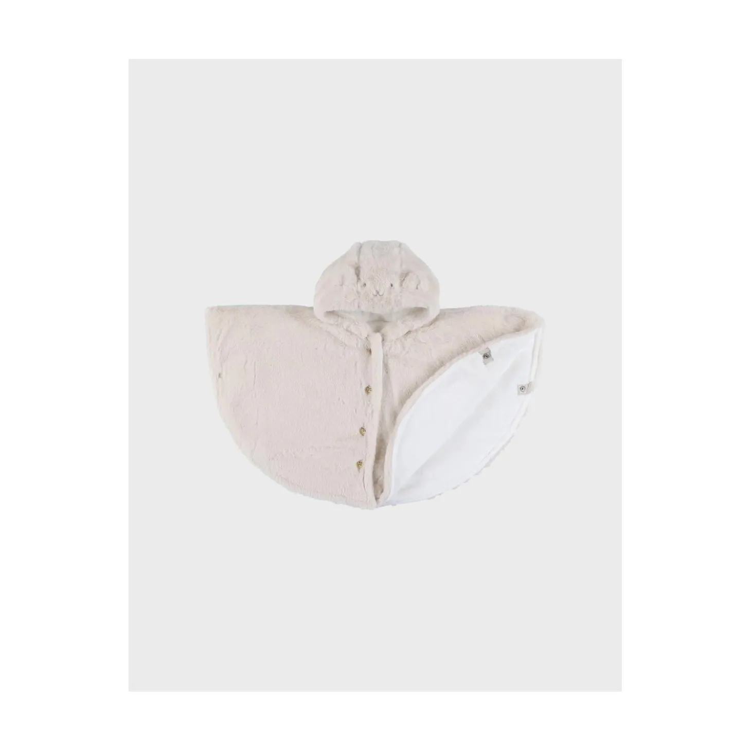 Noukie's Poncho fausse fourrure M&M25 Beige