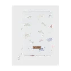 Noukie's Protège carnet de santé Dino M&M26 Ecru / Beige