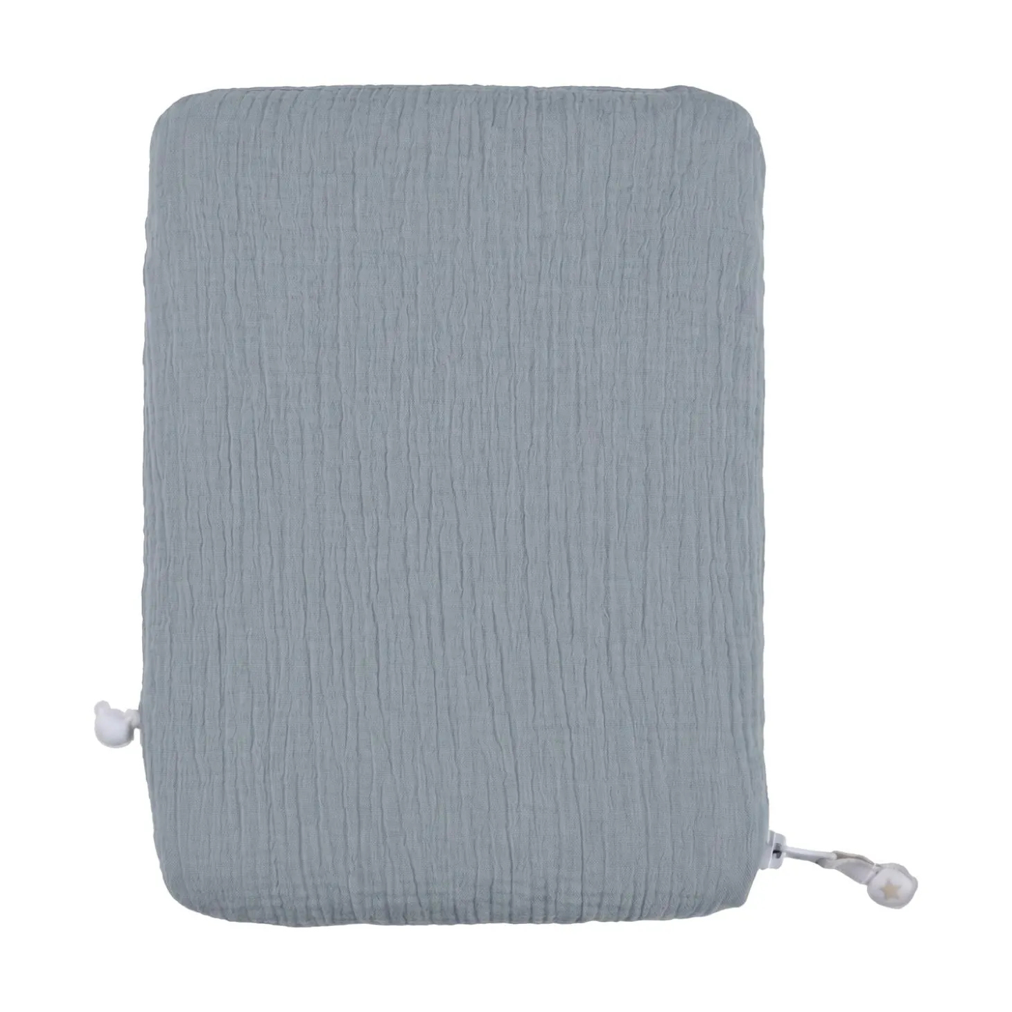 Noukie's Protège carnet de santé Coton Bio Bleu