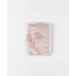 Noukie's Protège carnet de santé veloudoux Pop Rose